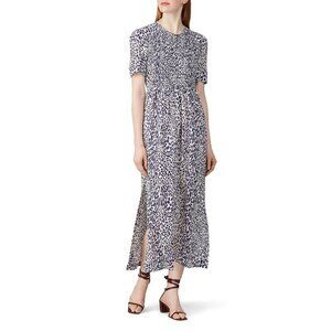 Baum und Pferdgarten Adamaris Dress in Deep Cobalt Leo 44 10 12 Womens Long Maxi